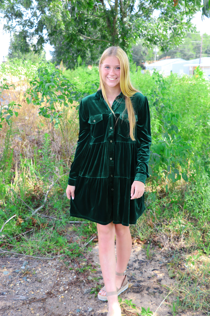 Dark Evergreen Dress