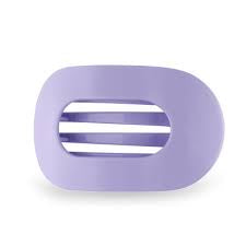 Flat Round Clip Teleties Lilac