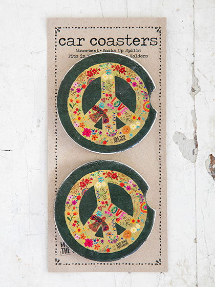 Peace Car Coasters