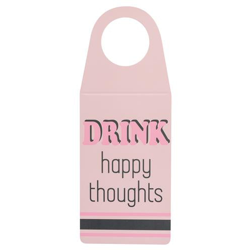 Wine Tag Happy Thoughts